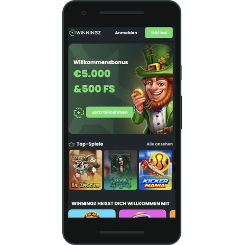 Winningz application